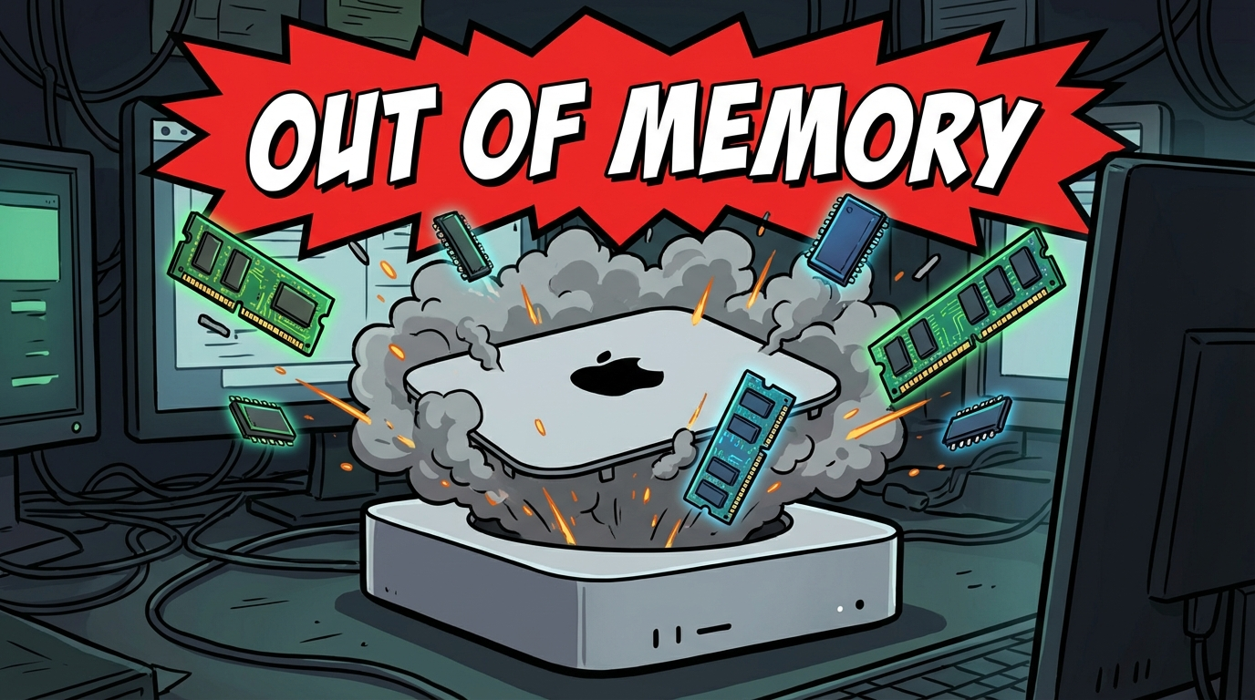 Mac mini OOM crash